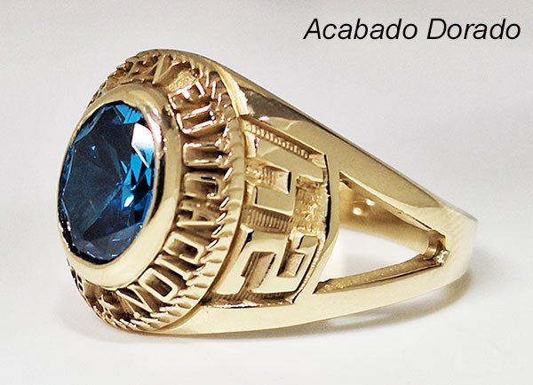 Anillo de graduacion tradicional sale